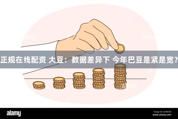 正规在线配资 大豆：数据差异下 今年巴豆是紧是宽？