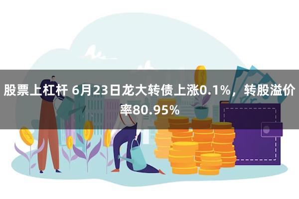 股票上杠杆 6月23日龙大转债上涨0.1%，转股溢价率80.95%