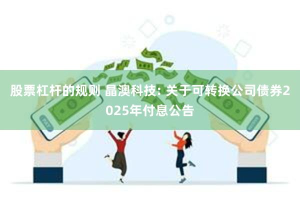 股票杠杆的规则 晶澳科技: 关于可转换公司债券2025年付息公告