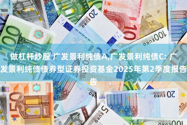 做杠杆炒股 广发景利纯债A,广发景利纯债C: 广发景利纯债债券型证券投资基金2025年第2季度报告
