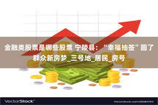 金融类股票是哪些股票 宁陵县：“幸福抽签”圆了群众新房梦_三号地_居民_房号